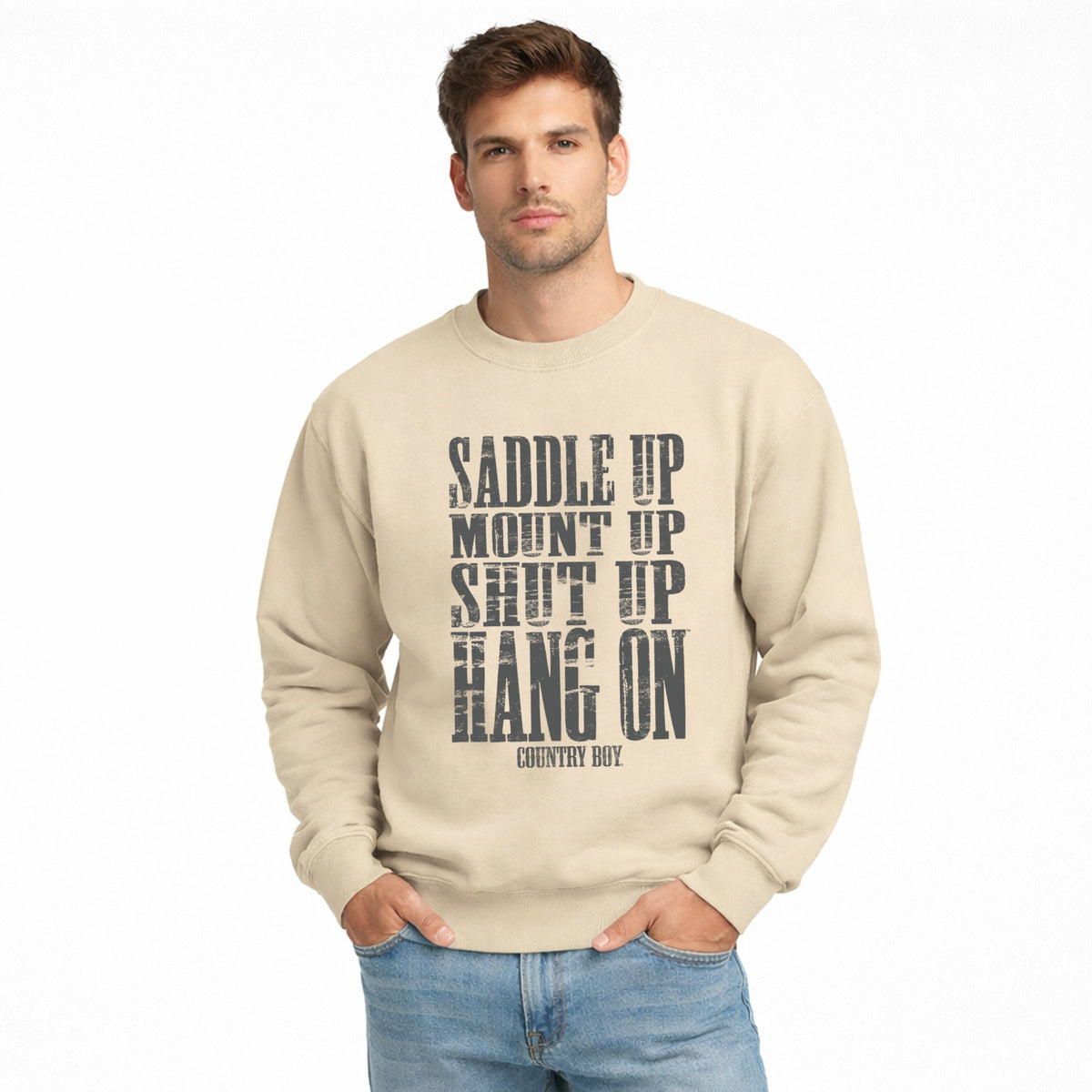 Country Boy® Saddle Up - Men's Graphic Sweatshirt
