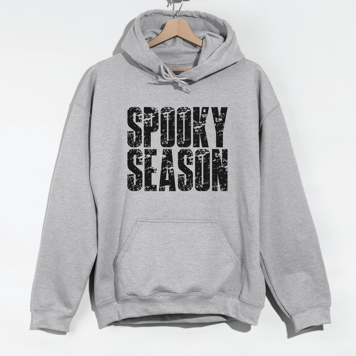Spooky Season Block Distressed - Men's Graphic Hoodie