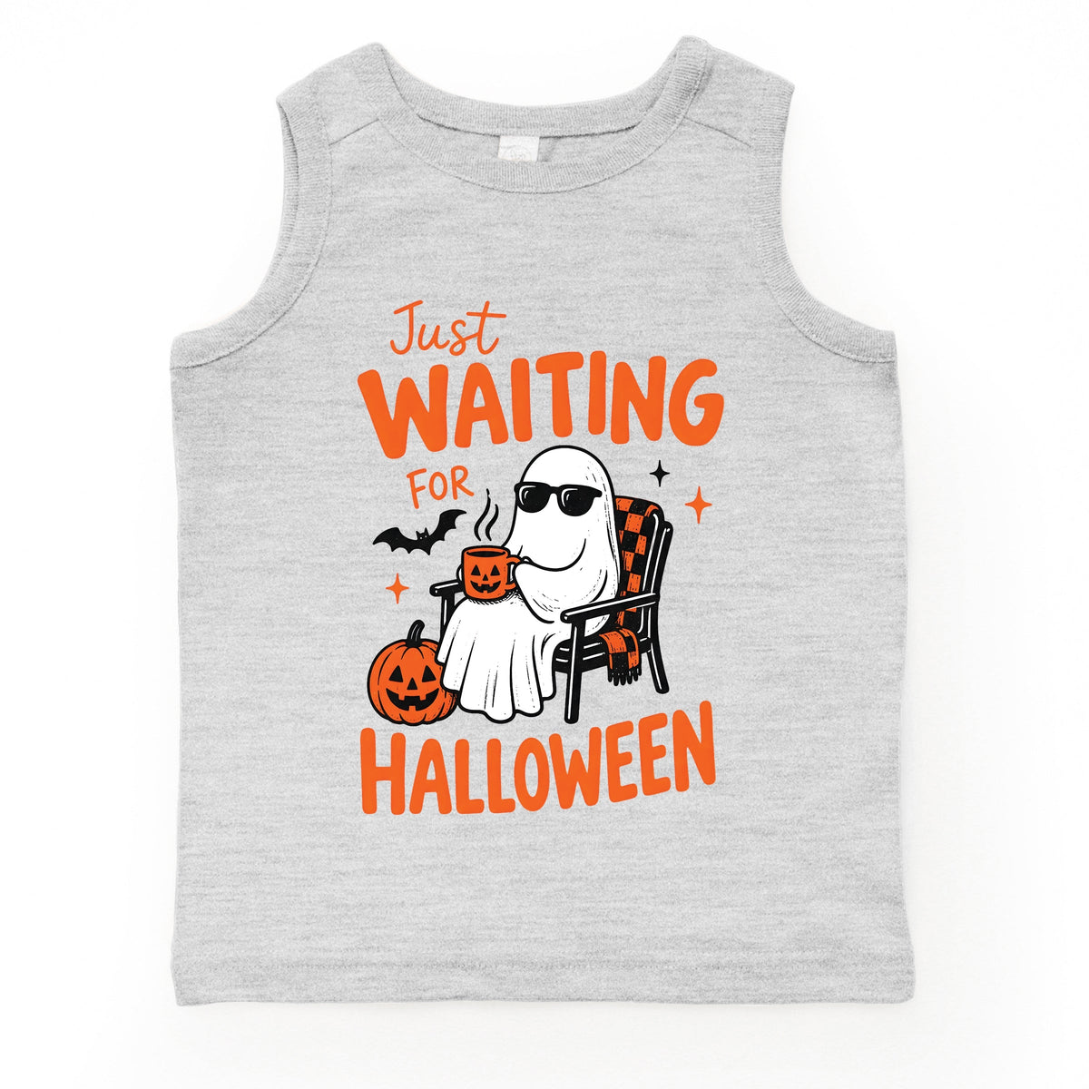 Just Waiting For Halloween Ghost - Toddler Graphic Tank