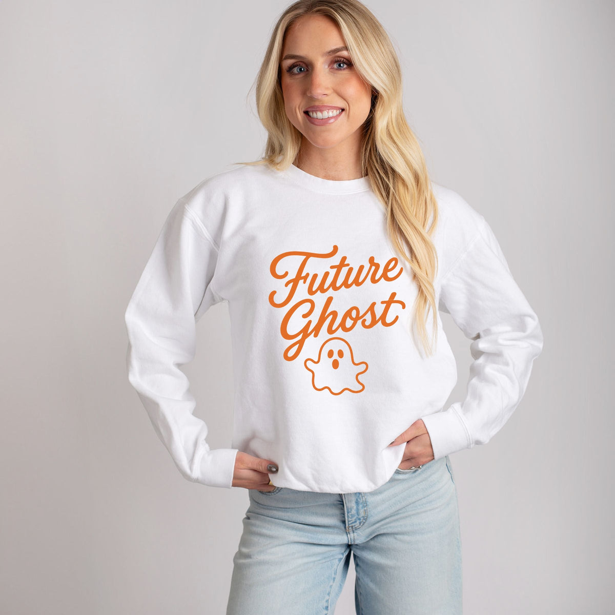 Future Ghost - Women's Lightweight Garment Dyed Sweatshirt
