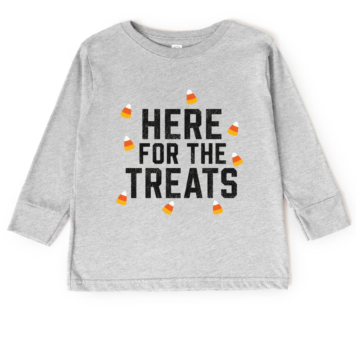 Here For The Treats - Toddler Long Sleeve Graphic Tee