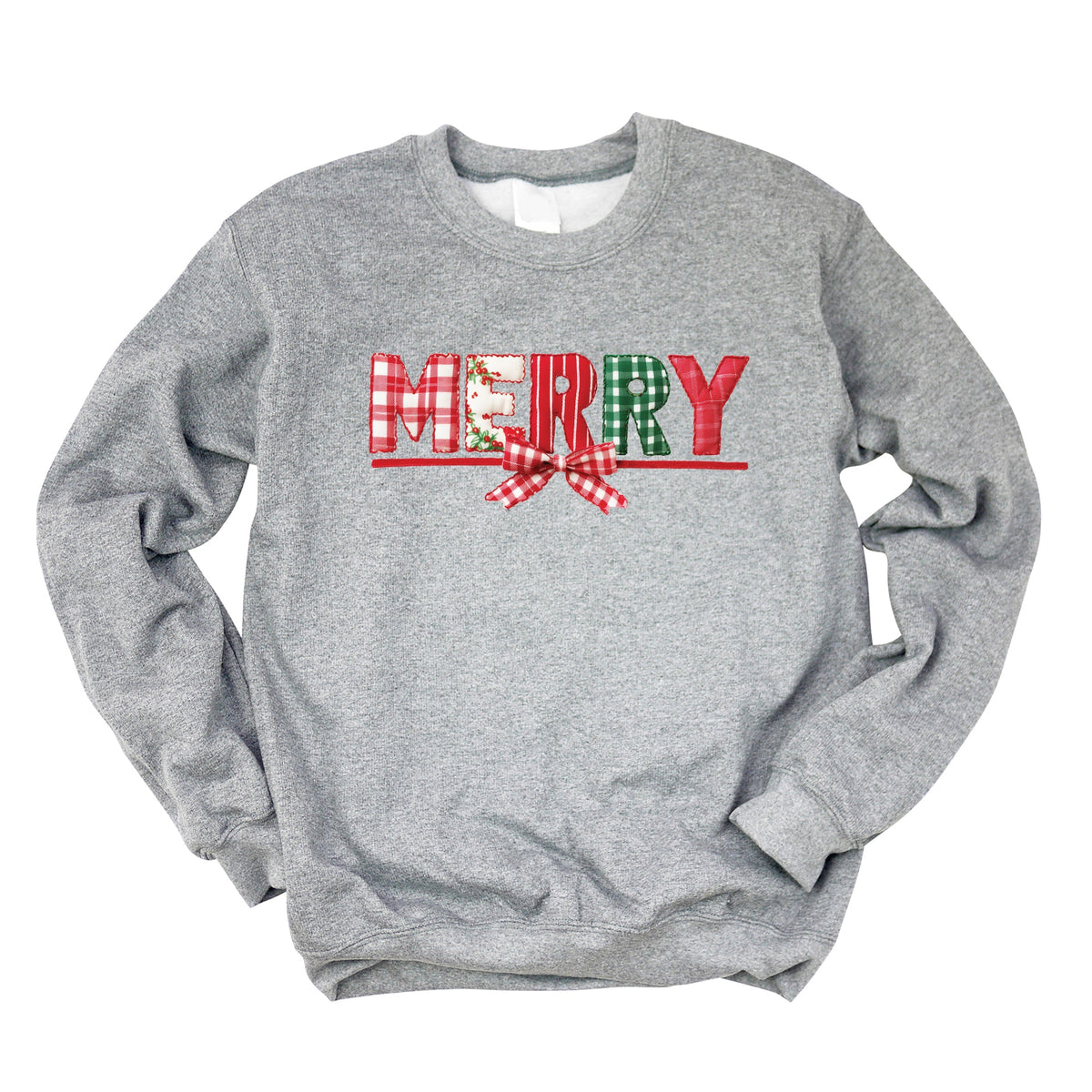 Merry Pattern Quilted Print - Women's Graphic Sweatshirt