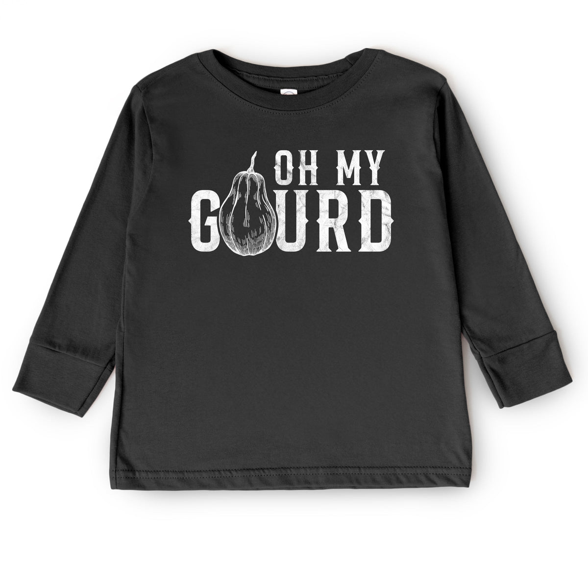 Oh My Gourd Distressed - Toddler Long Sleeve Graphic Tee