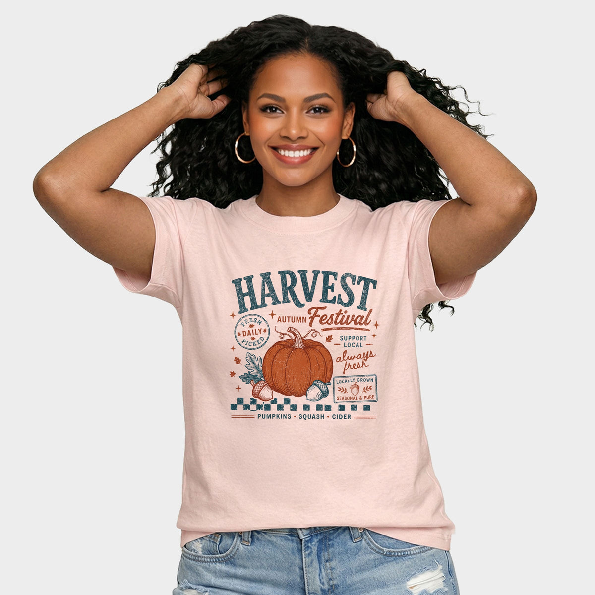 Autumn Harvest Festival - Women's Relaxed Boxy Tee