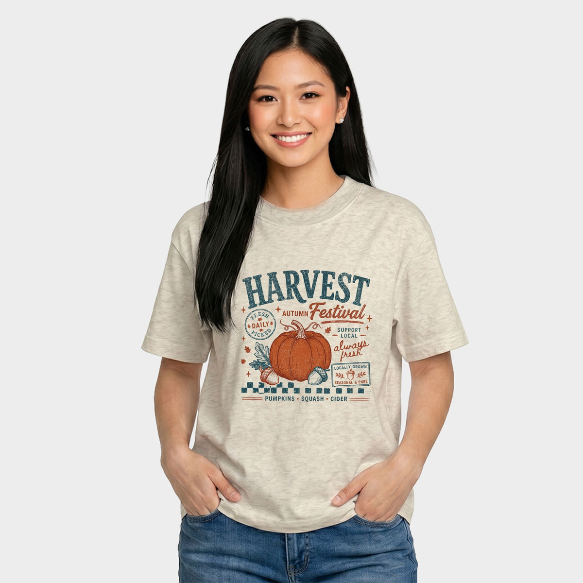 Autumn Harvest Festival - Women's Relaxed Boxy Tee