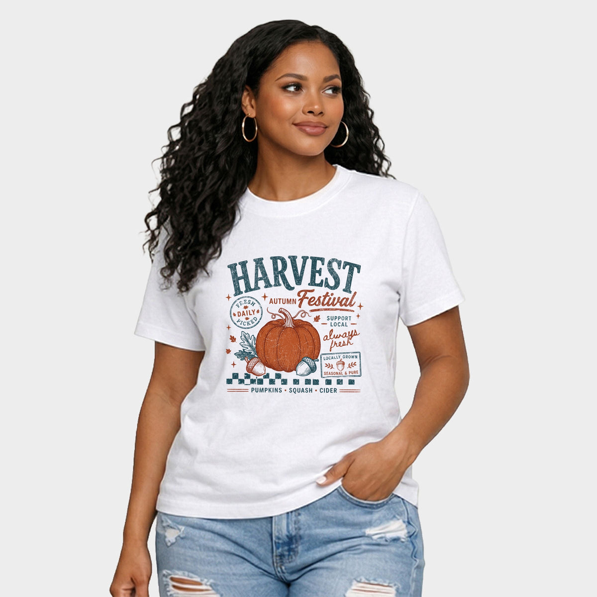 Autumn Harvest Festival - Women's Relaxed Boxy Tee