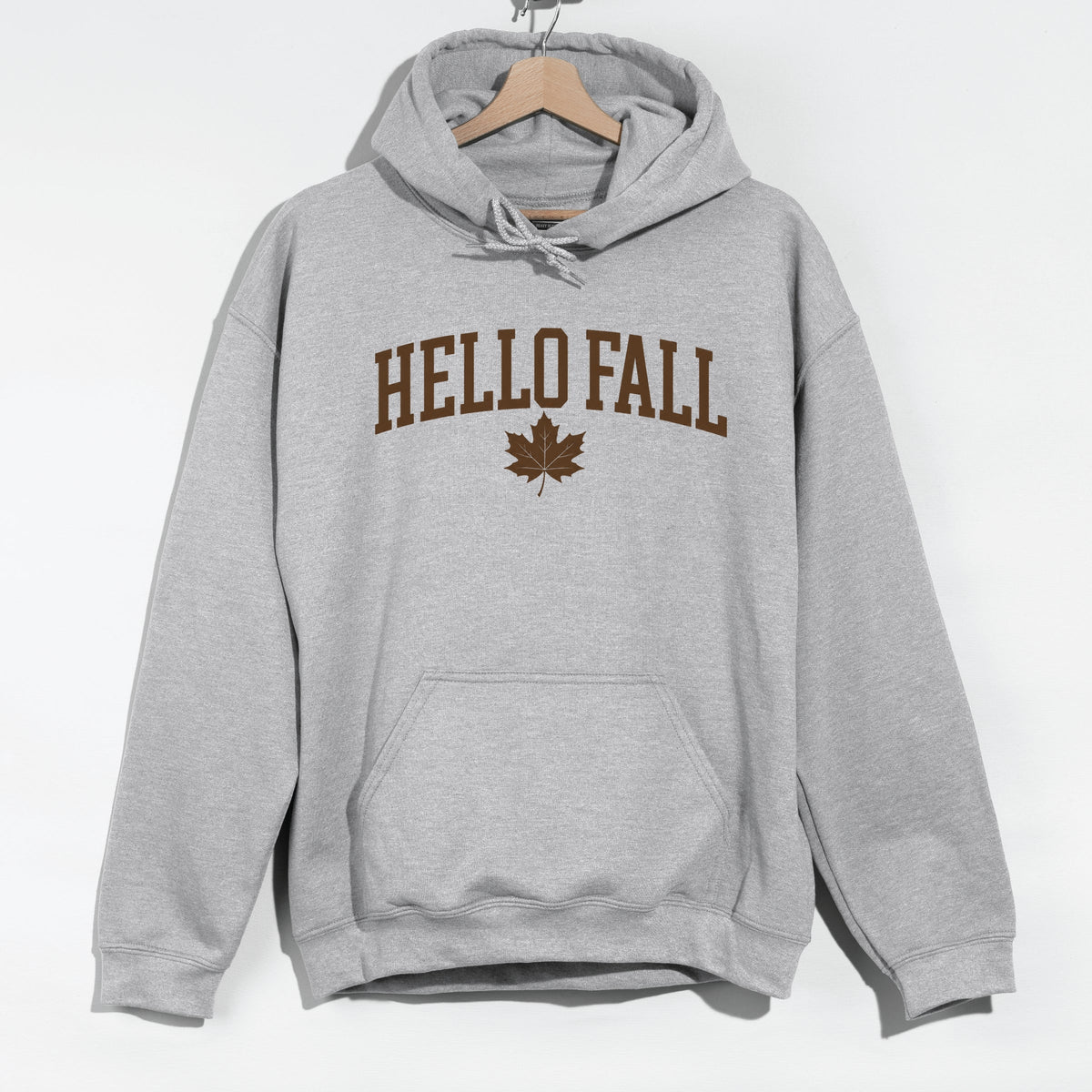 Hello Fall Leaf - Women's Graphic Hoodie