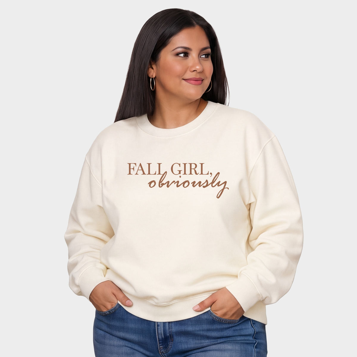 Fall Girl Obviously - Women's Plus Sweatshirt