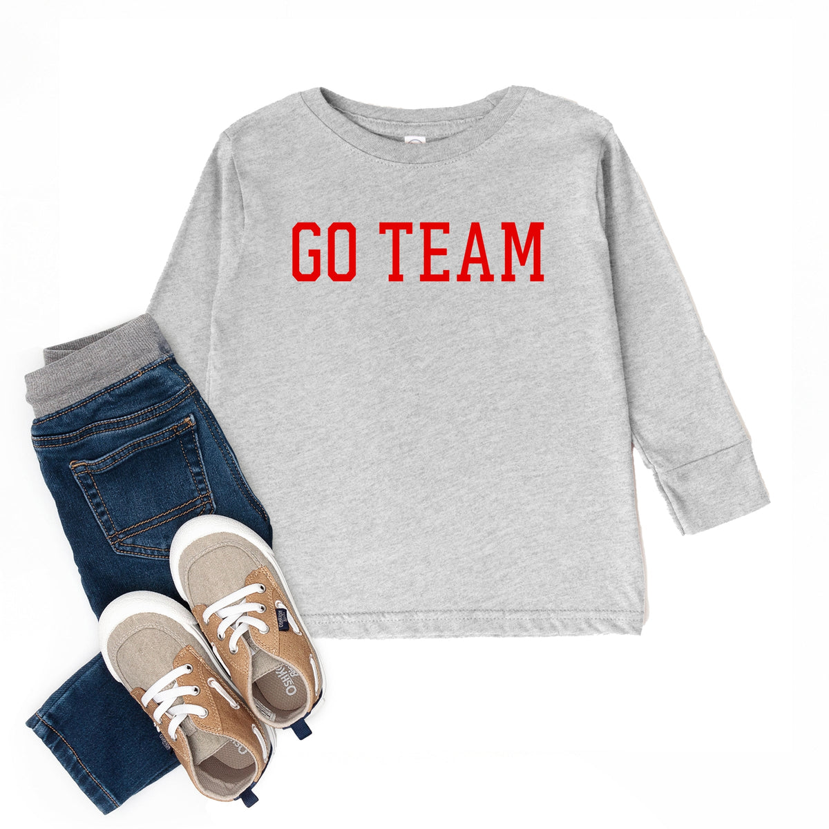 Go Team Varsity - Toddler Long Sleeve Graphic Tee