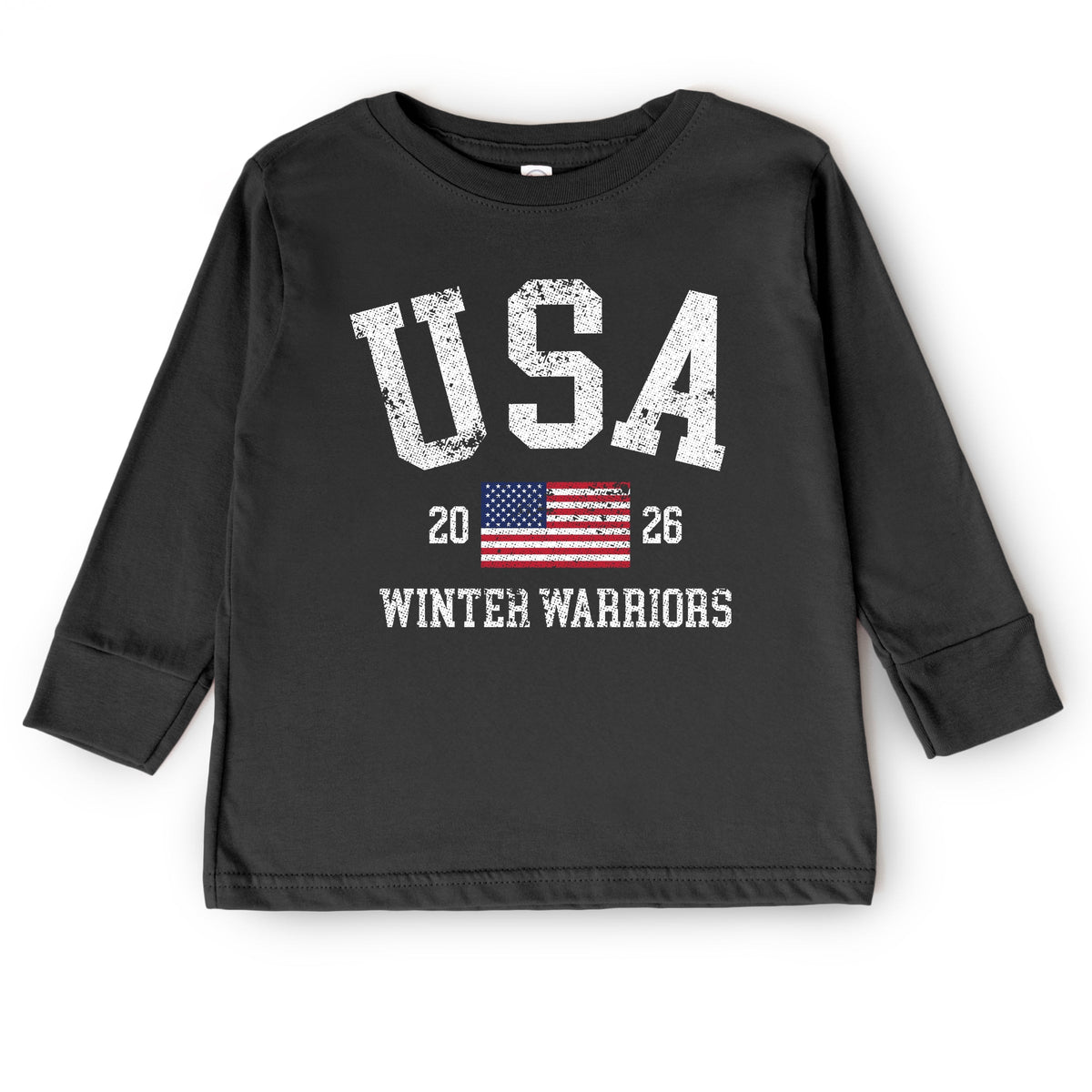 USA Winter Warriors - Toddler Long Sleeve Graphic Tee