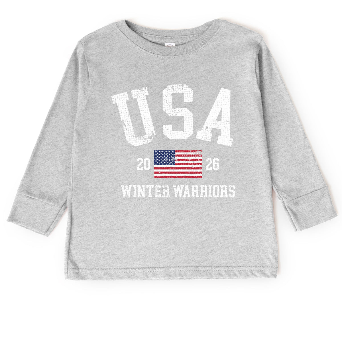 USA Winter Warriors - Toddler Long Sleeve Graphic Tee