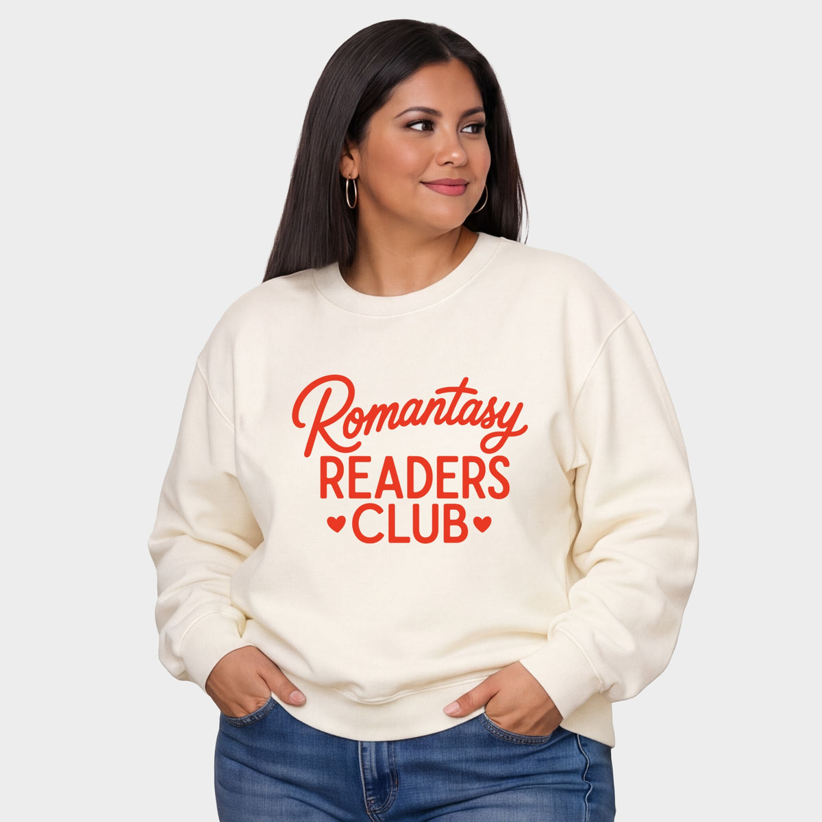 Romantasy Readers Club - Women's Plus Sized Graphic Sweatshirt