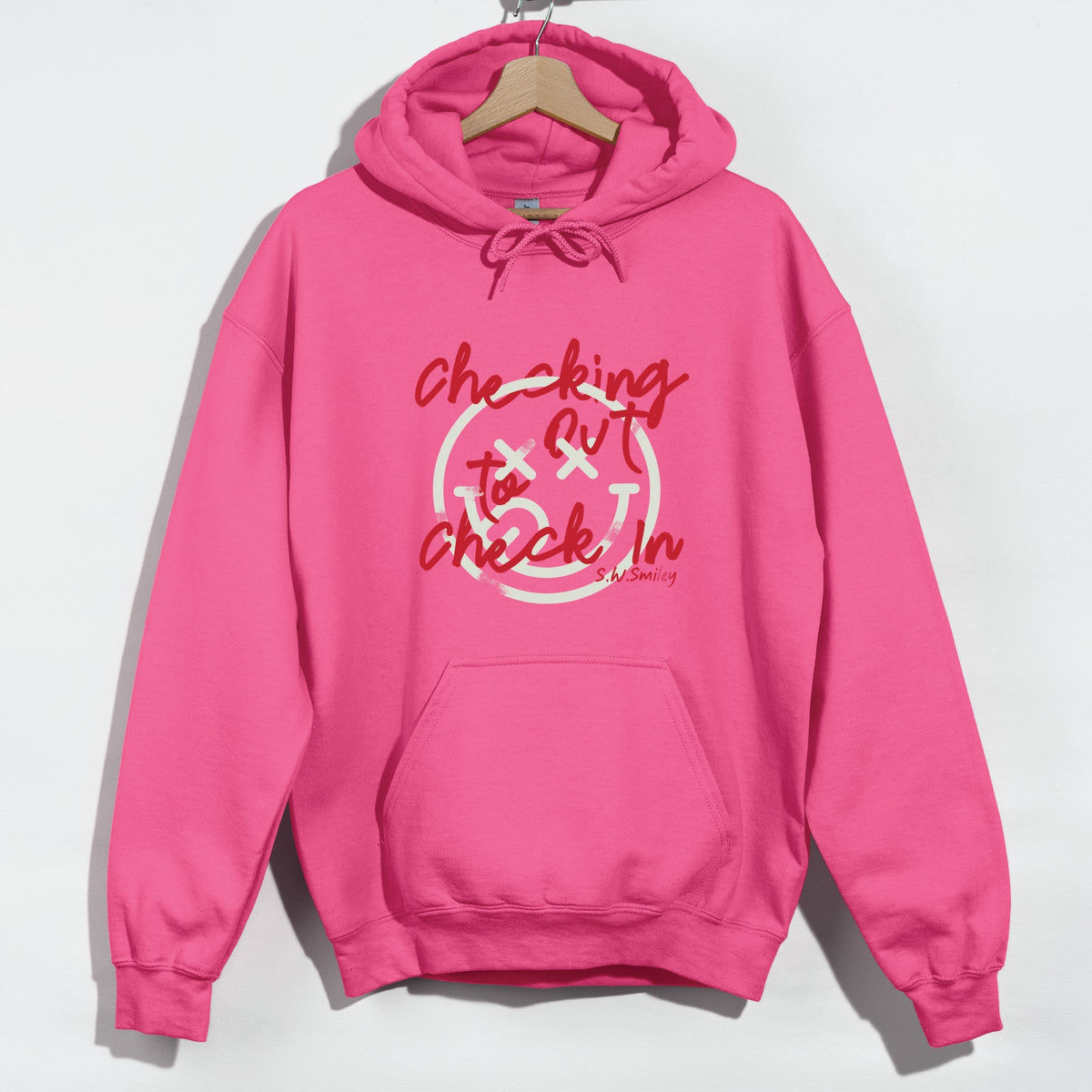 S.W.Smiley Checking Out - Women's Graphic Hoodie
