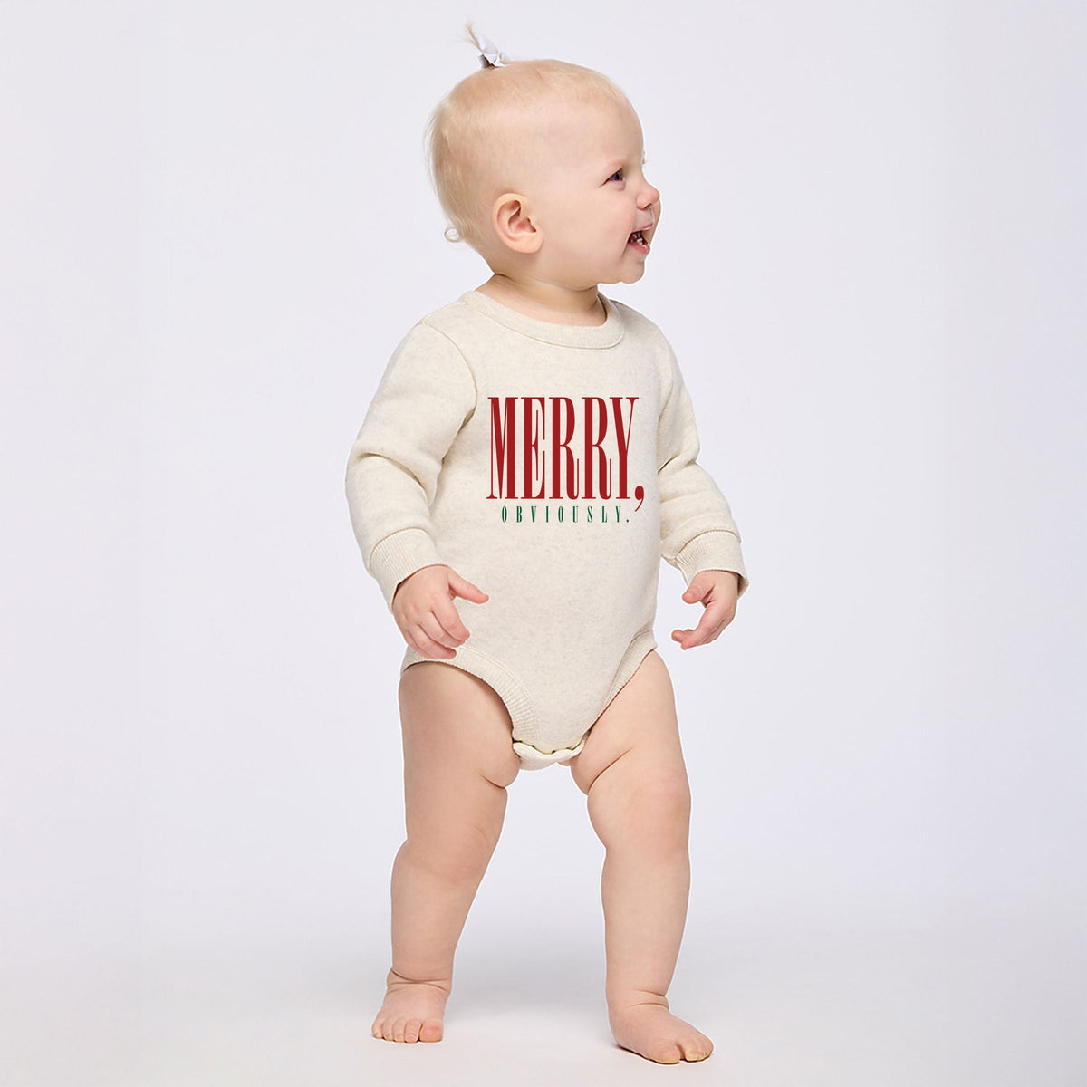 Merry, Obviously Tall - Infant Fleece BodySuit