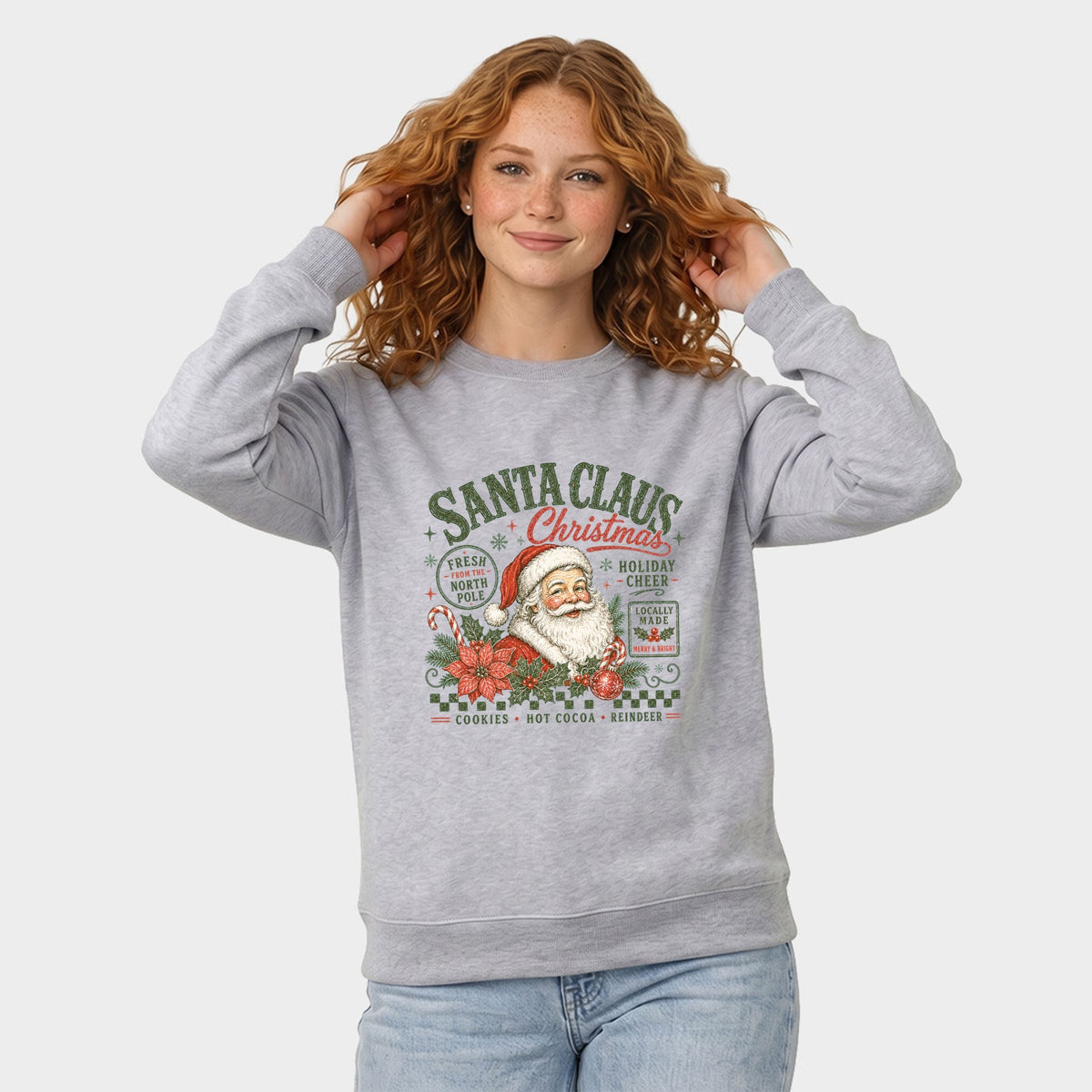 Santa Claus Christmas - Women's Graphic Sweatshirt