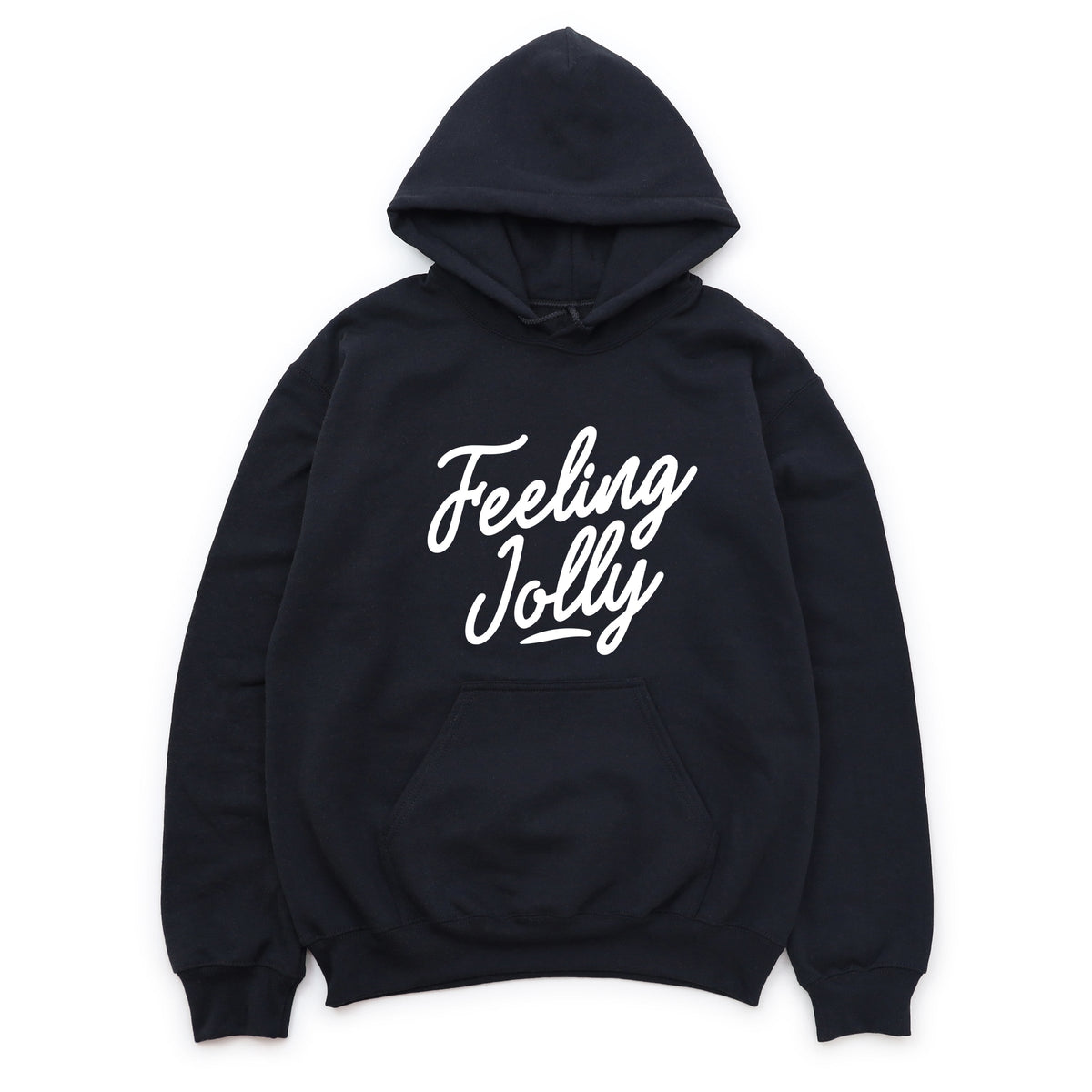 Feeling Jolly Cursive - Women's Graphic Hoodie