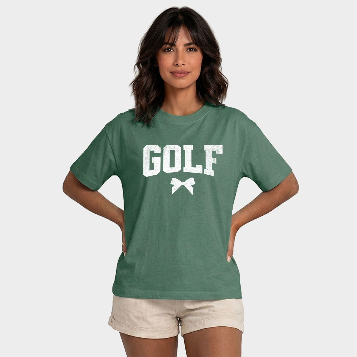 Golf Arched Bow - Women's Relaxed Boxy Tee