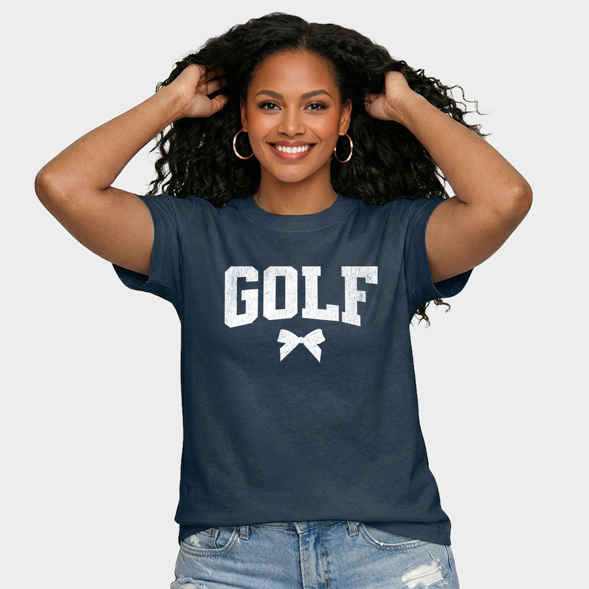 Golf Arched Bow - Women's Relaxed Boxy Tee