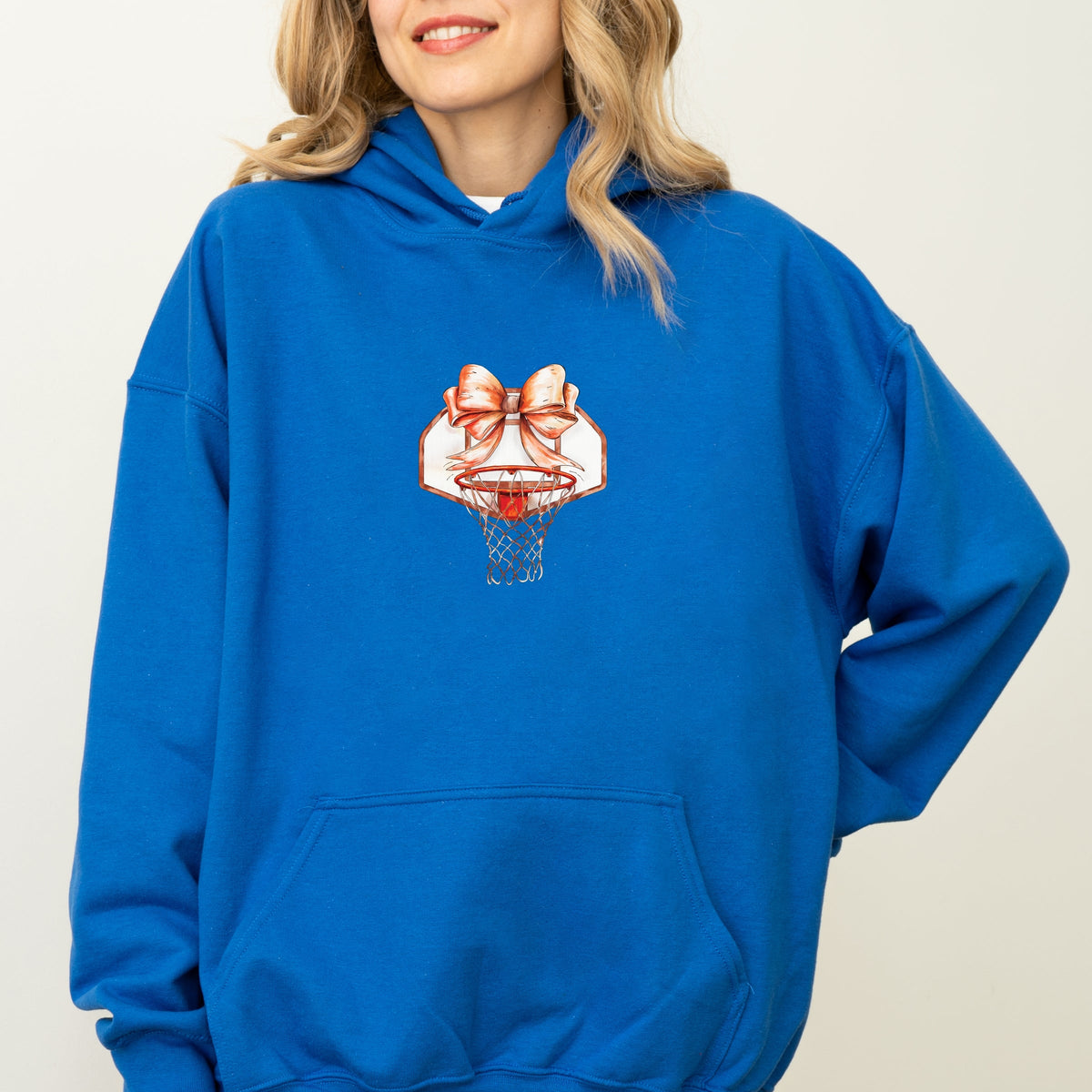 Basketball Hoop Coquette - Women's Graphic Hoodie
