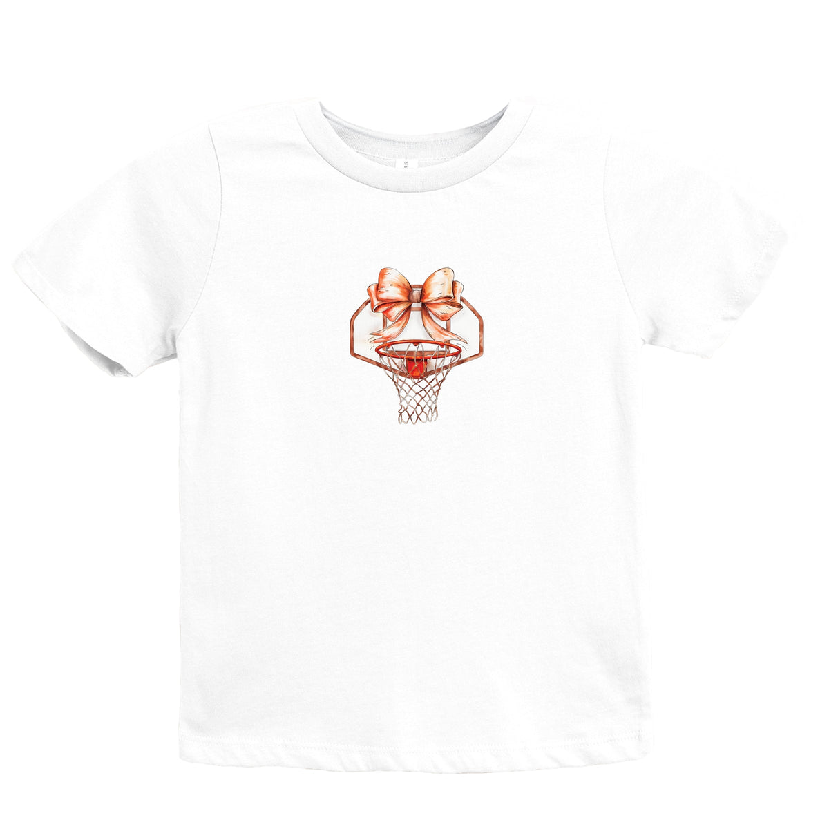 Basketball Hoop Coquette - Youth Short Sleeve Graphic T-Shirt
