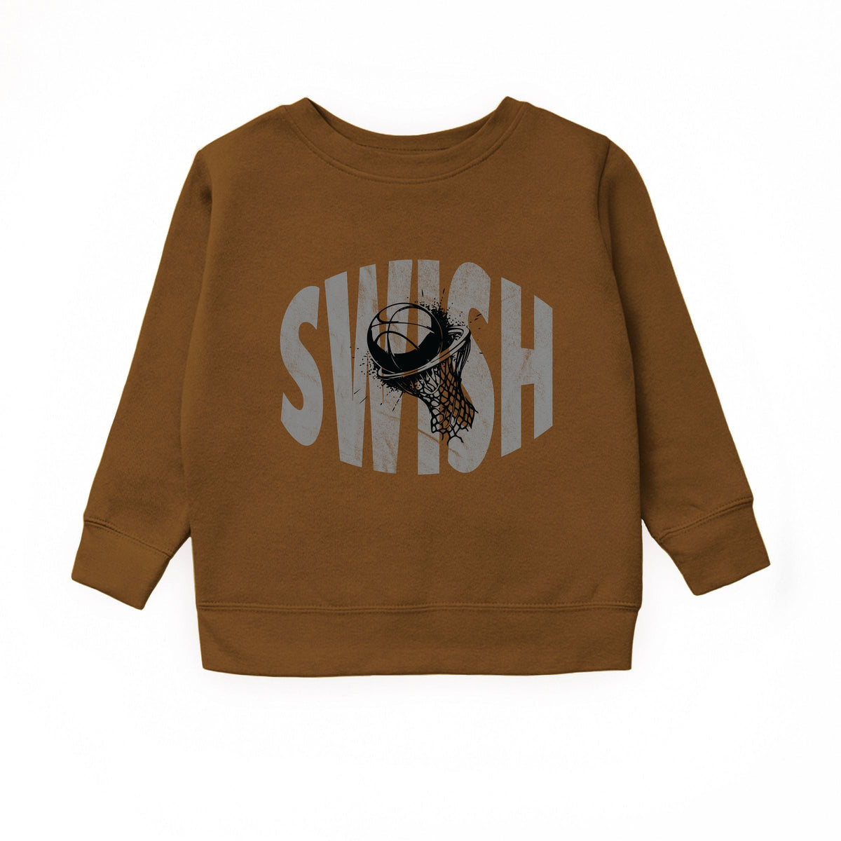 Swish Distressed - Youth Graphic Sweatshirt
