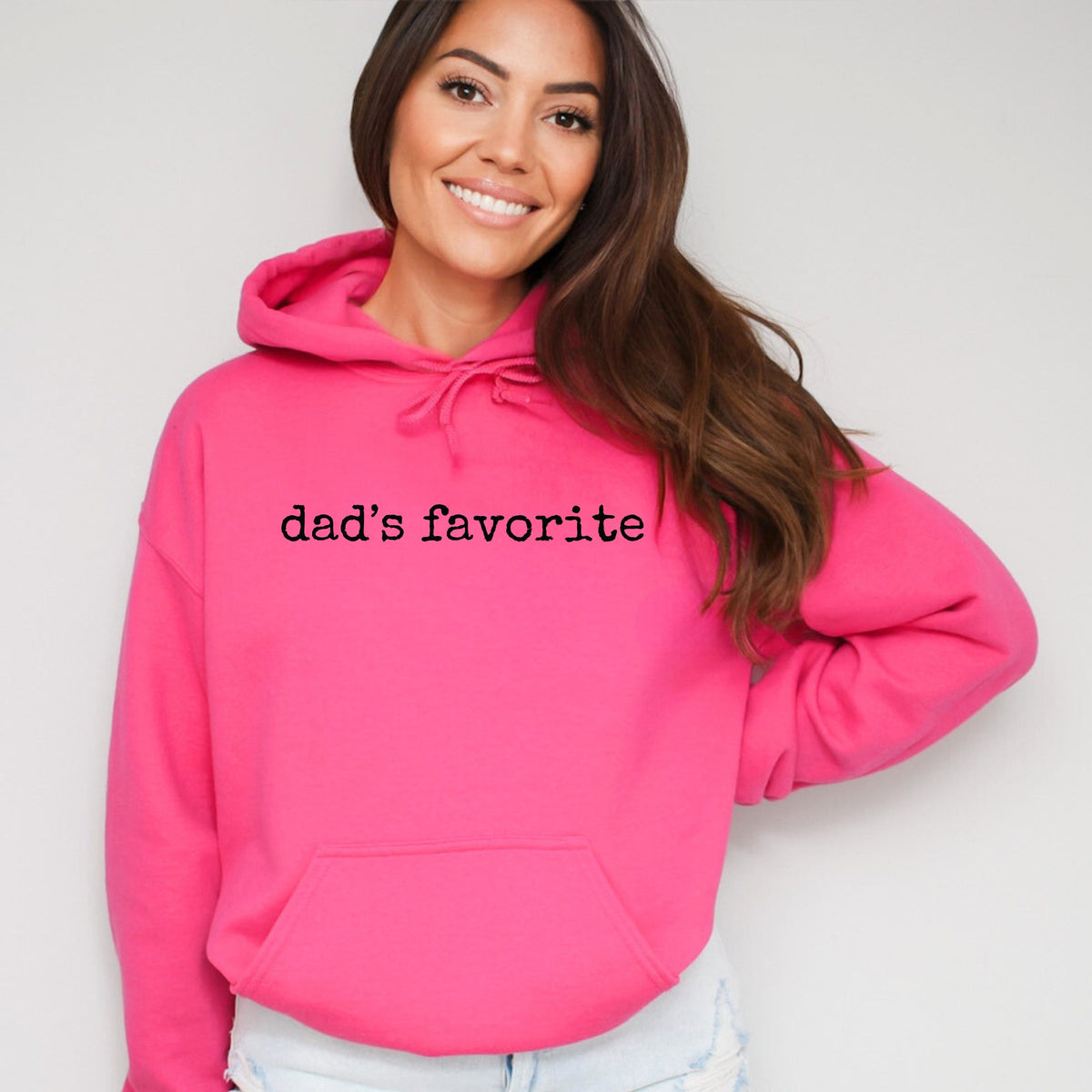 Dad's Favorite Typewriter - Women's Graphic Hoodie