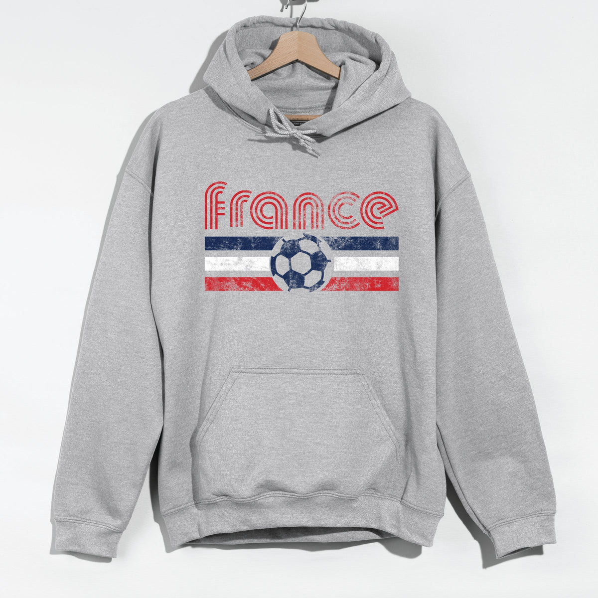 France Soccer Flag - Men's Graphic Hoodie
