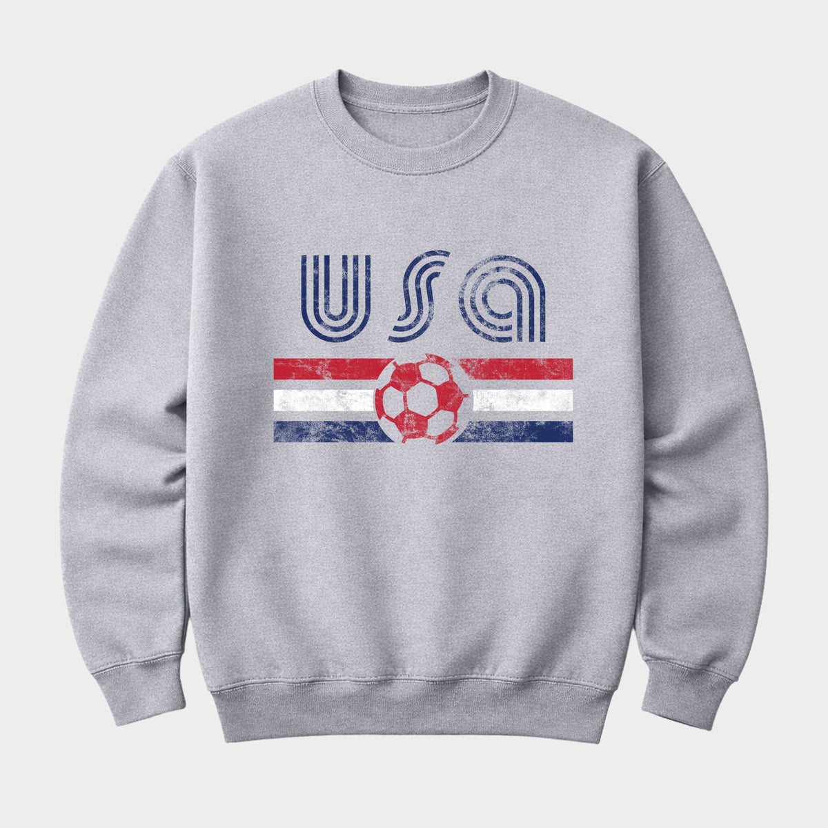 USA Soccer Flag - Men's Graphic Sweatshirt
