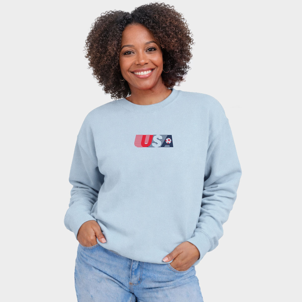 USA Soccer Lines - Women's Graphic Sweatshirt