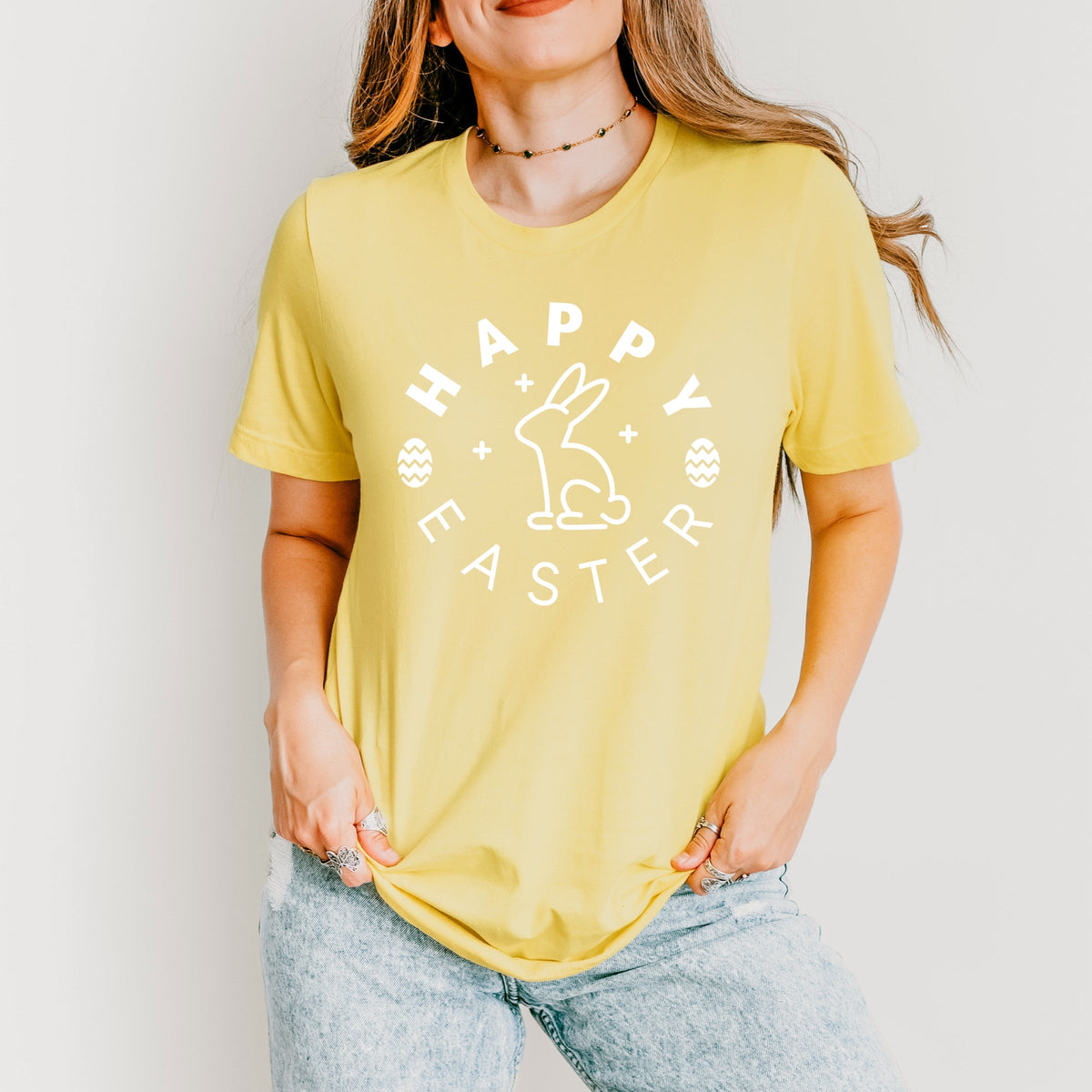 Happy Easter Eggs - Women's Short Sleeve Tee