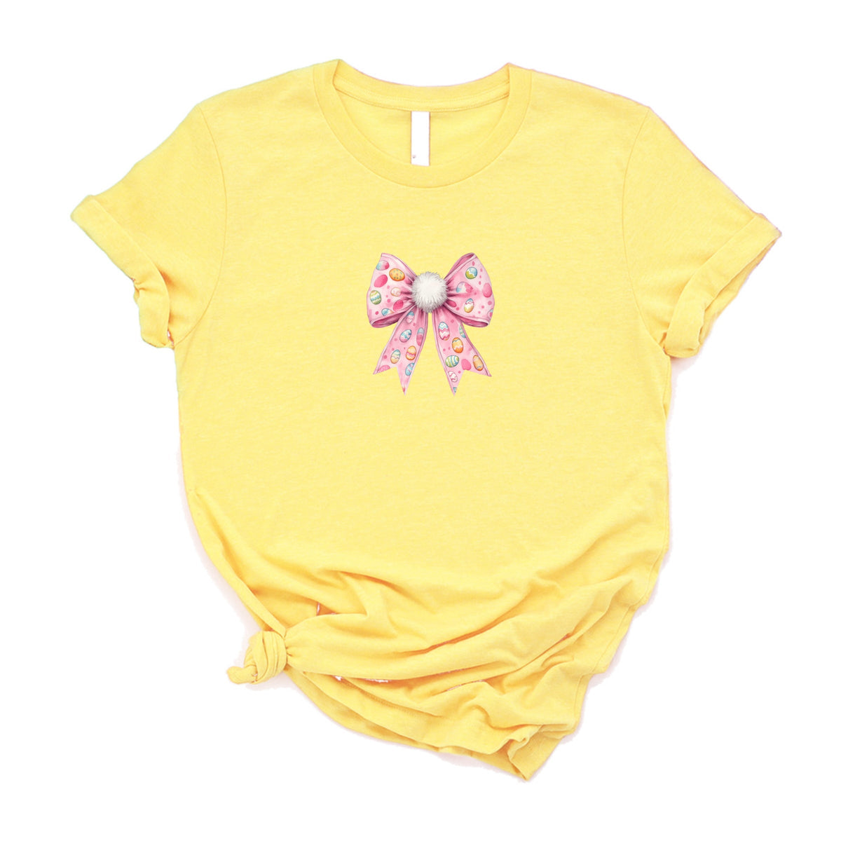 Easter Egg Bow Coquette - Women's Short Sleeve Graphic T-Shirt