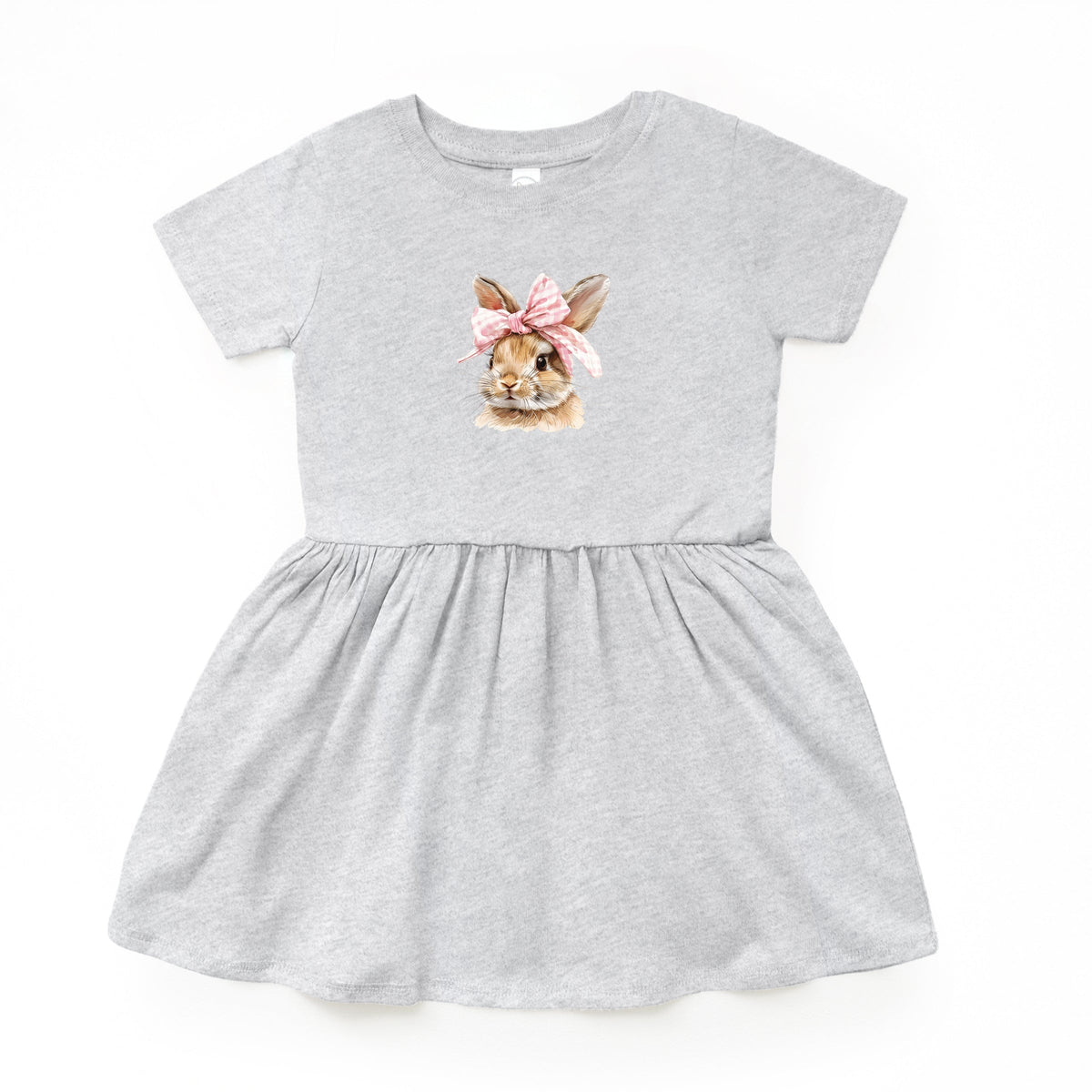 Watercolor Coquette Bunny - Infant Dress
