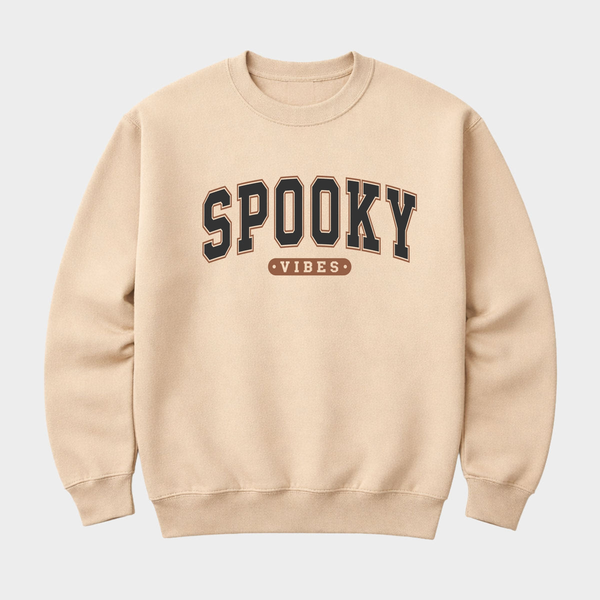 Varsity Spooky Vibes - Men's Graphic Sweatshirt