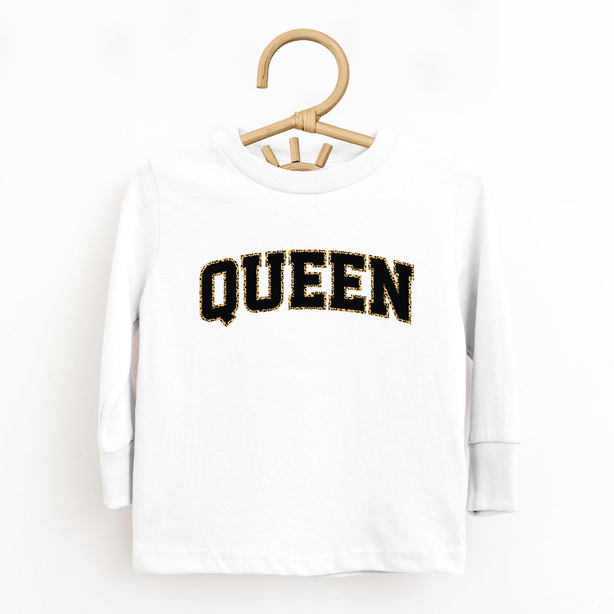 Queen Leopard Print - Toddler Long Sleeve Graphic Tee