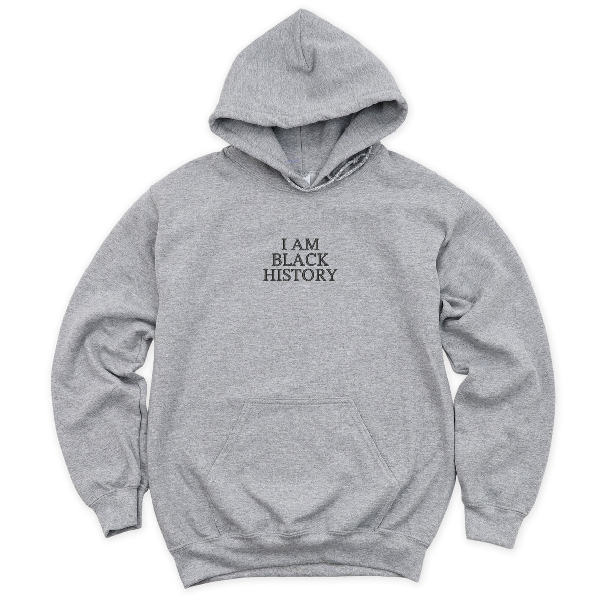 Embroidered I Am Black History - Women's Graphic Hoodie
