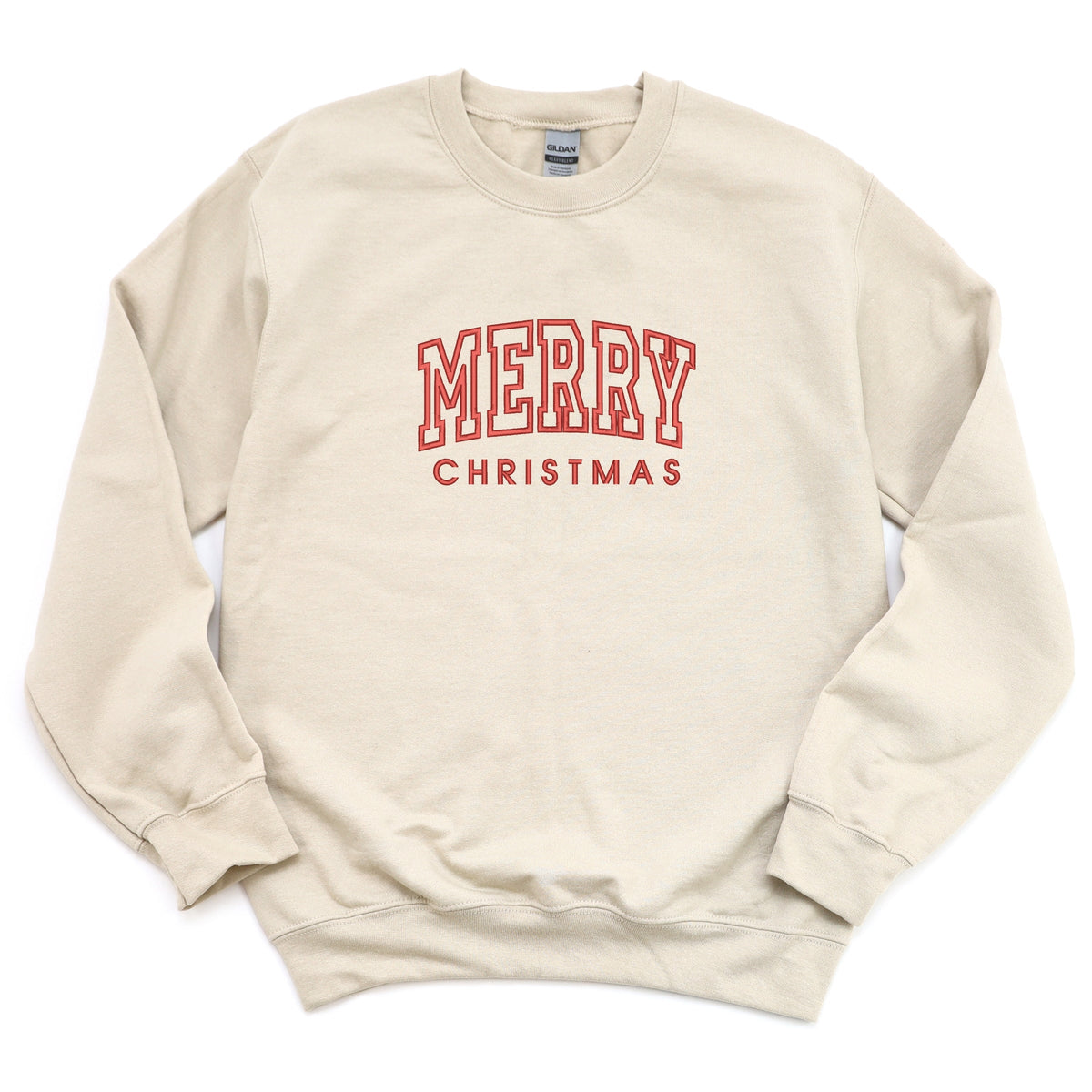 Embroidered Merry Christmas Arch - Women's Graphic Sweatshirt