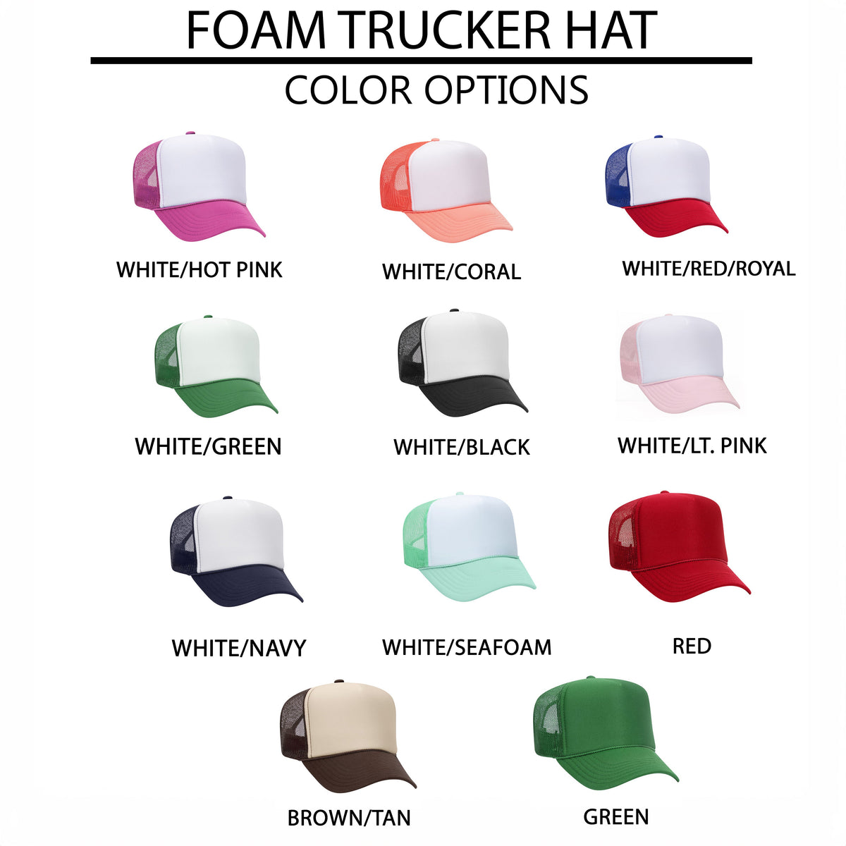 Floral Plant Mama - Women's Graphic Foam Trucker Hat