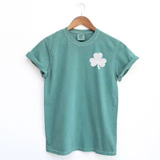 Embroidered Clover | Garment Dyed Tee