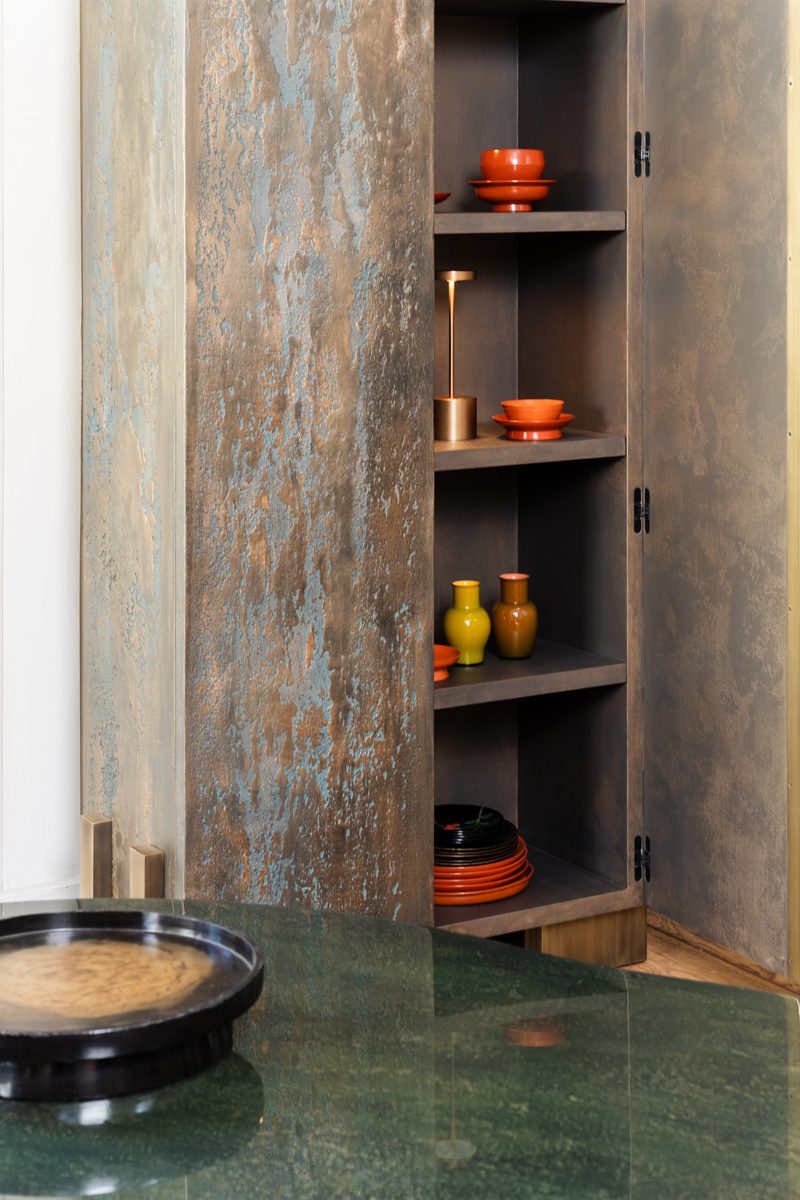 Vert De Gris Bloc Cabinet