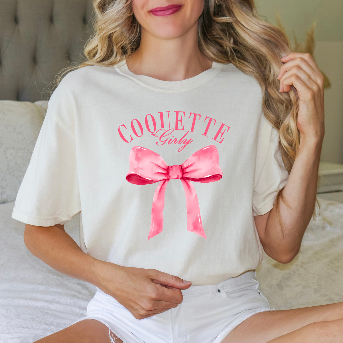 Coquette Girly | Garment Dyed Tee