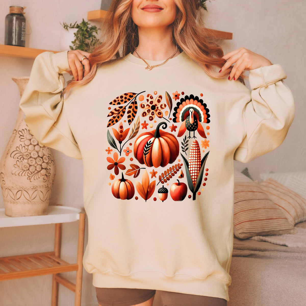 Thanksgiving Boho | Sweatshirt