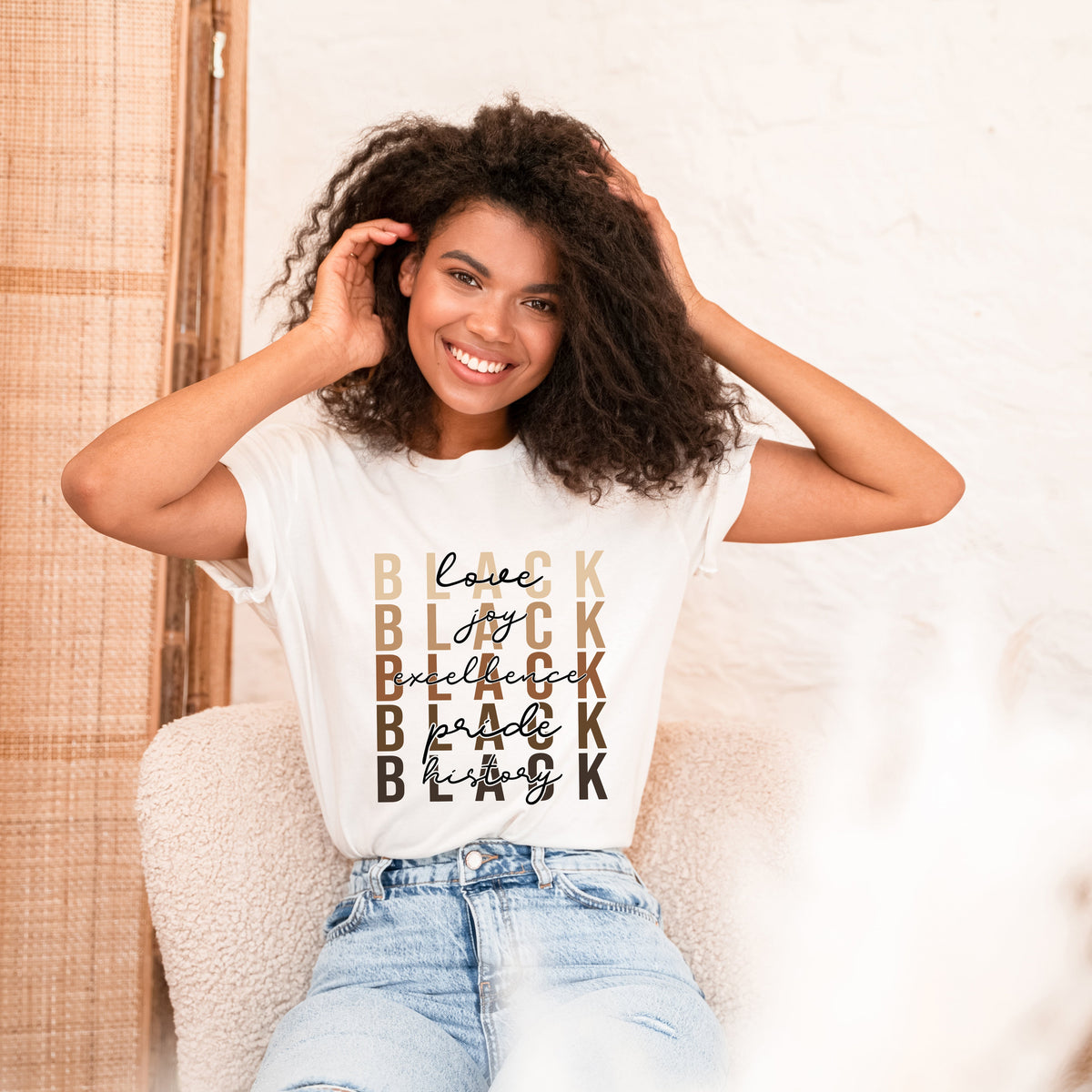 Love, Joy, Excellence, Pride, History | Short Sleeve Graphic Tee