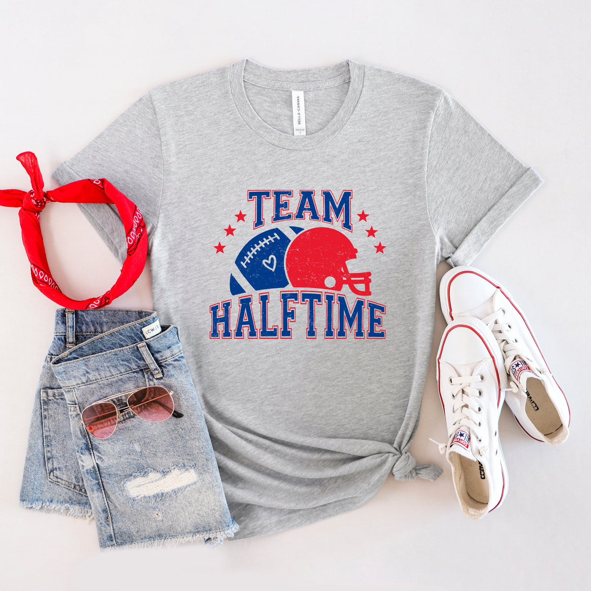 Team Halftime Distressed - Blue | Short Sleeve Graphic Tee