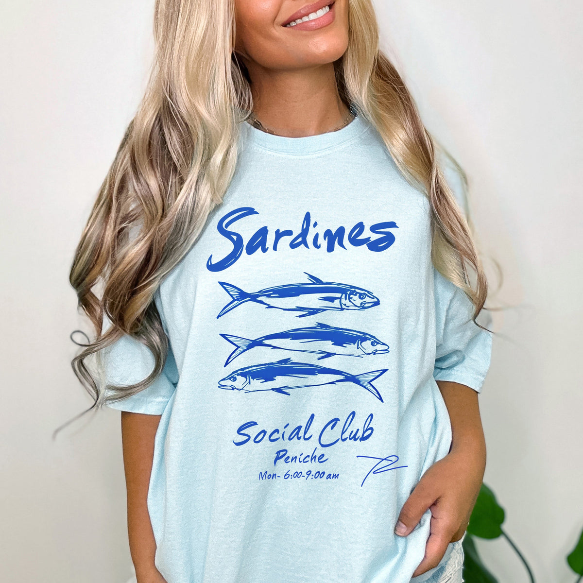 Sardines Social Club | Garment Dyed Tee