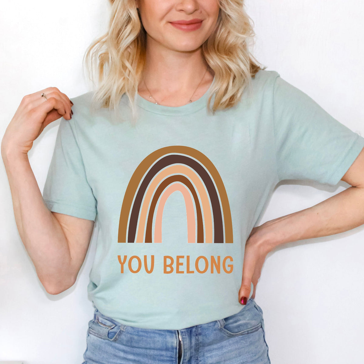 You Belong Rainbow | Short Sleeve Graphic Tee