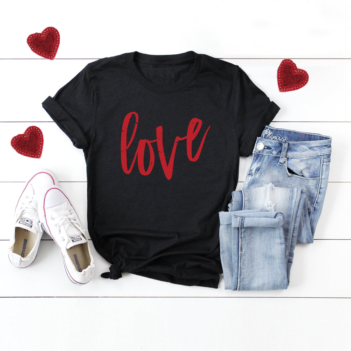 Love Cursive | Short Sleeve Graphic Tee