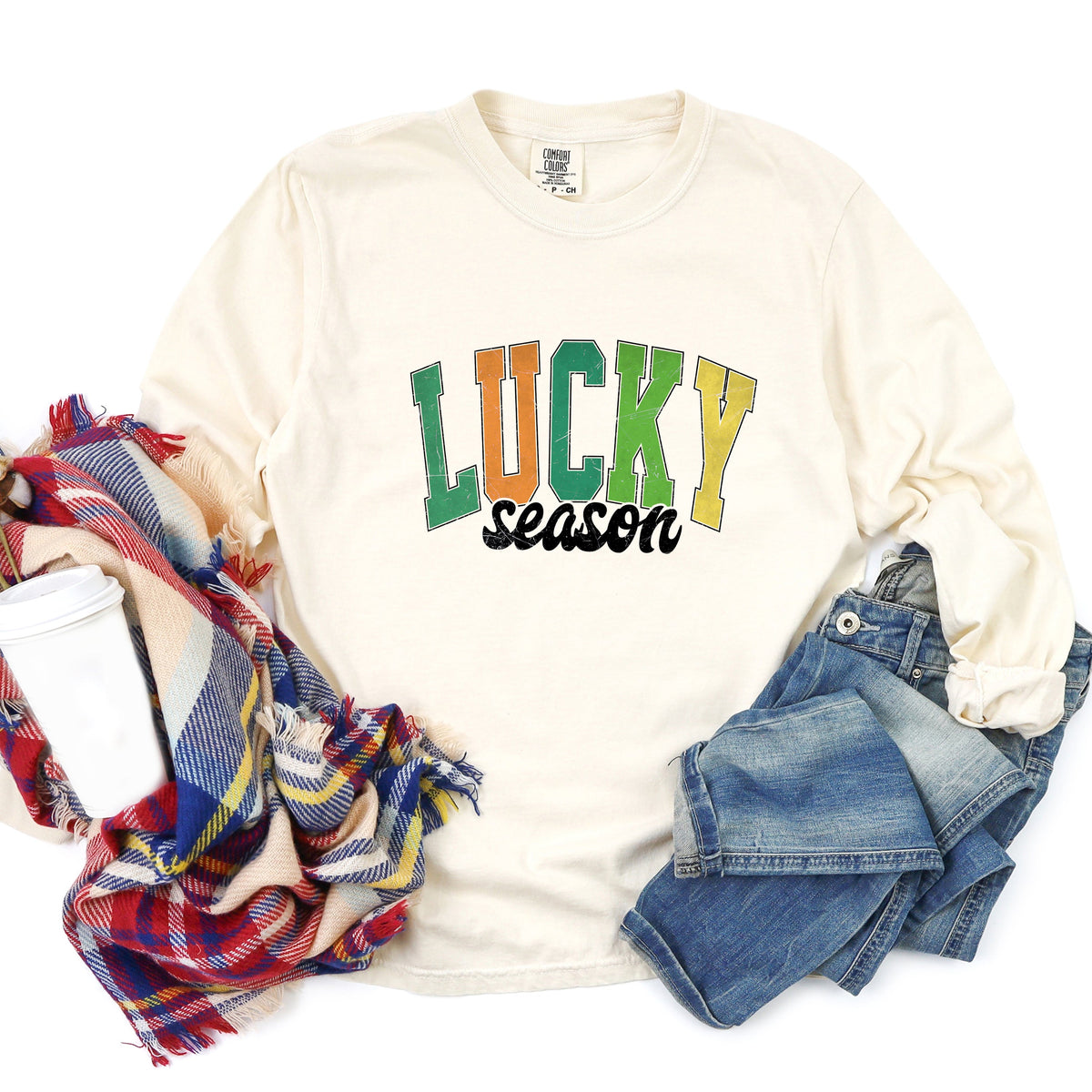 Lucky Season | Garment Dyed Long Sleeve