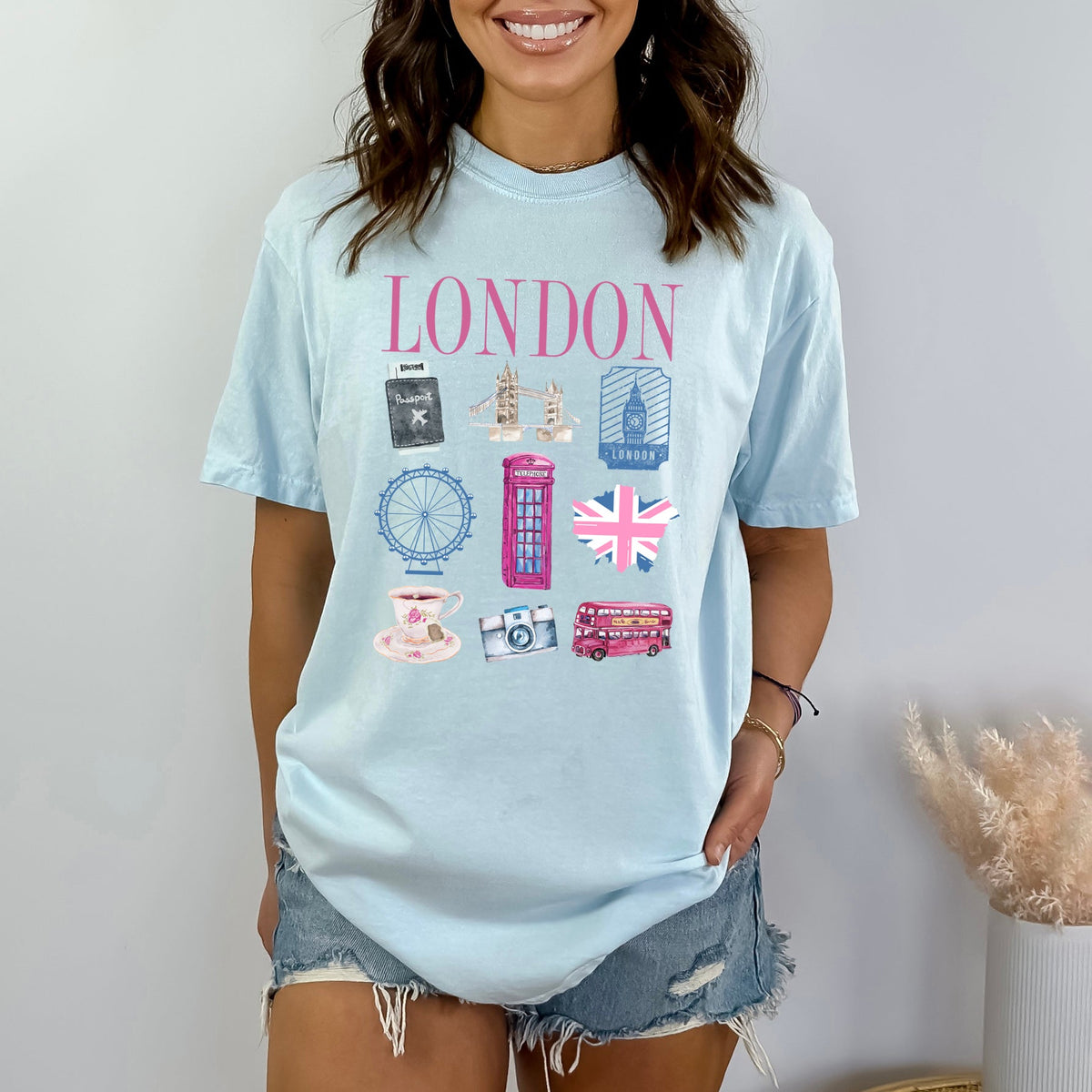London Travel Chart | Garment Dyed Tee