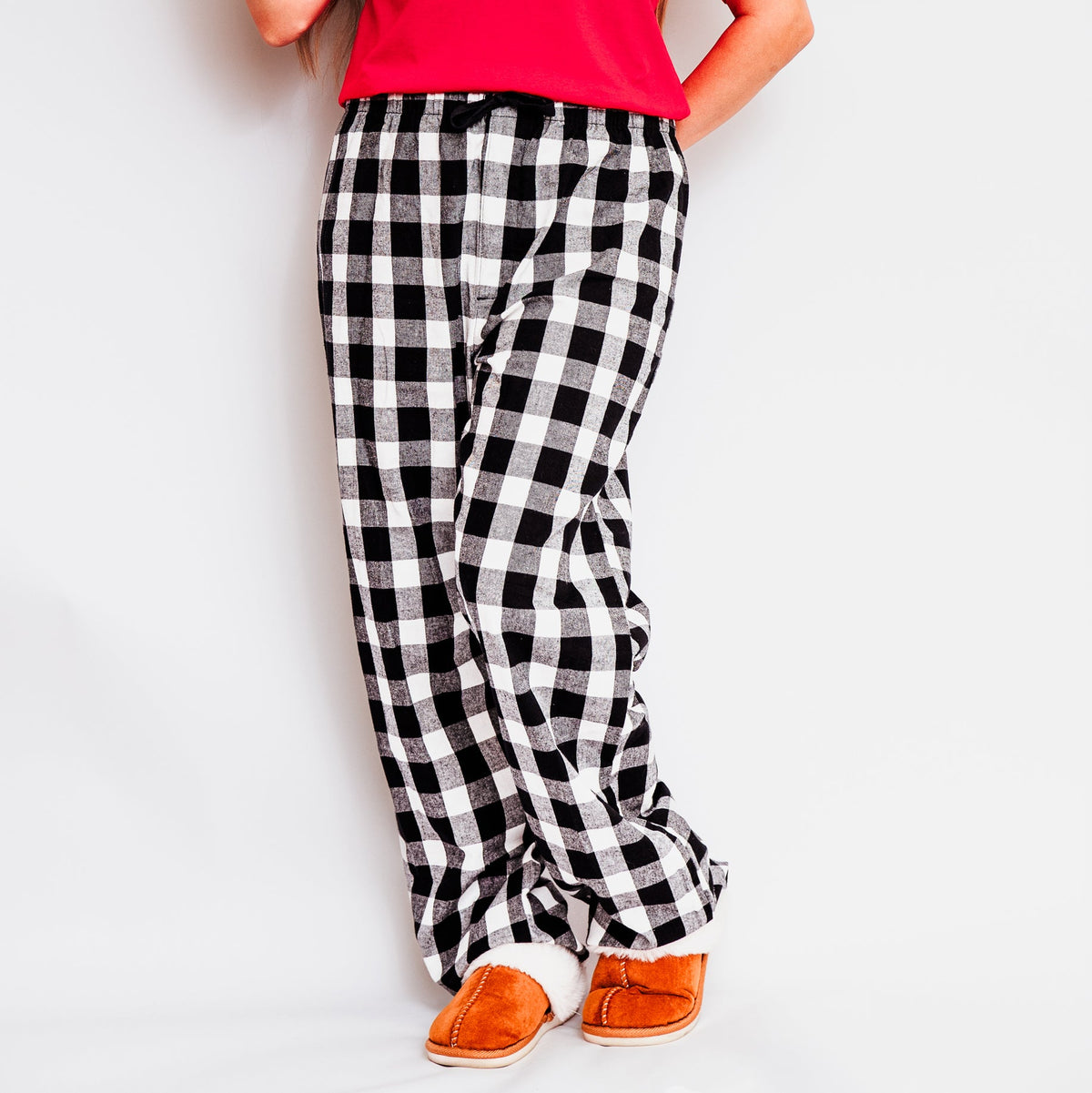 Santa North Pole University | Plaid Pajama Set