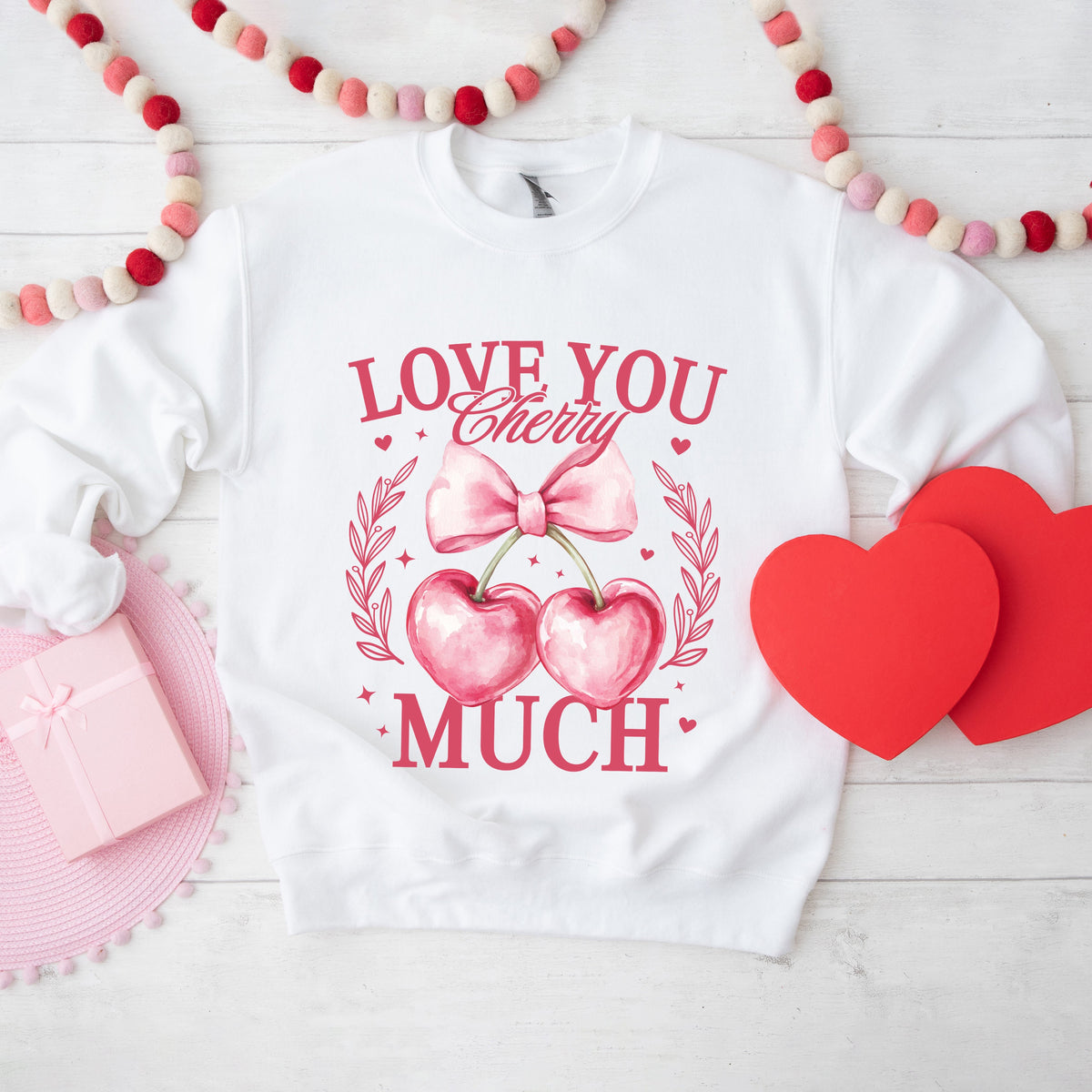 Coquette Cherry Much | Sweatshirt